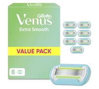 Gillette Venus Extra Smooth Razor Blades Women, Pack of 8 Razor Blade Refills, Lubrastrip with A Touch of Avocado Oils, SkinCushion Helps Protect From Shave Irritation