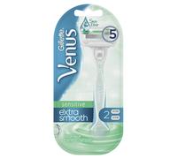 Gillette Venus Extra Smooth Sensitive Women's Razor - 1 Handle + 2 Blade Refills