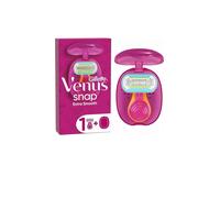 Gillette Venus Extra Smooth Snap Mini Travel Razor - Lubrastrip - 5 Blade - Pink