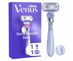 Gillette Venus Extra Smooth Swirl Shaver + Replacement Head
