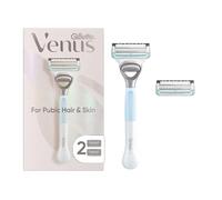 Gillette Venus Intimate Grooming Razors for Women Bikini Razors for Women 1 Venus Razor Bikini Trimmer 2 Razor Blade Refills Pink (Package M