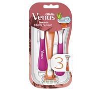 Gillette Venus Miami Sunset Smooth Sensitive Disposable Women's Razor With Aloe x3