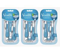 Gillette Venus Oceana Women's Disposable Razors - 3 packs of 3 - Total x9