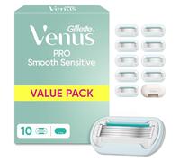 Gillette Venus Pro Smooth Sensitive Women's Razor Blade Refills, 10 Count