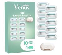 Gillette Venus Pro Smooth Sensitive Women's Razor Blade Refills, Pack of 10, 5 blades for a longer-lasting smooth shave, Blade Cover