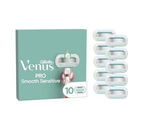 Gillette Venus Pro Smooth Sensitive Women's Razor Blade Refills, Pack of 10, 5 blades for a longer-lasting smooth shave