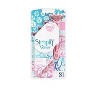 Gillette Venus Razors, Simply Venus 3 Blade Disposable Women's Razors, 8 Pack