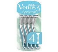 Gillette Venus Sensitive 3 Blade Shaving Razor 4 Pack