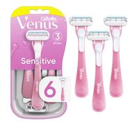 Gillette Venus Sensitive Disposable Razors, Pink, 6 count
