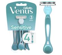 Gillette Venus Simply 3 Sensitive Women's Disposable Razors Pack of 1 with 4 razors