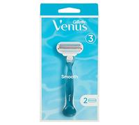 Gillette Venus Smooth Women's Shaver with 2 Razor Blades, 3 Blades with Protective Pad, Current Version