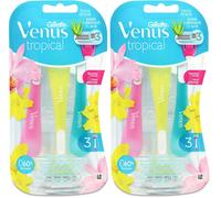 Gillette Venus Tropical 3 Disposable Razors X 2