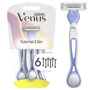Gillette Venus Women's Disposable Razors for Pubic Hair and Skin, Bikini Razors for Women, 6ct