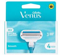 Gillette Venus Women's Smooth Razor Blades For 3 Blade Razor, Pack of 4