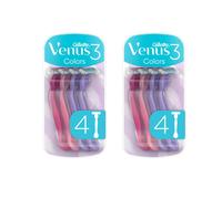Gillette Venus3 Colours Disposable Razors 4 Pack pack