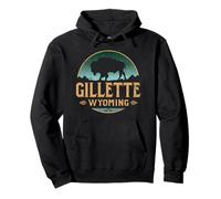 Gillette Wyoming WY Buffalo Bison Pullover Hoodie