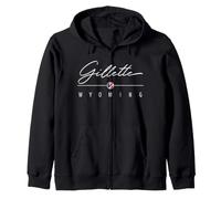 Gillette Wyoming (WY) Zip Hoodie