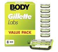 GilletteLabs Body + Intimate Razor Blade Refill Cartridges, 8 Count