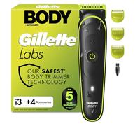 GilletteLabs i3 Body + Intimate Hair Trimmer for Men, 2 Body Combs