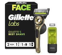 GilletteLabs with Exfoliating Bar, Razor for Men, 1 Handle Plus 2 Blades