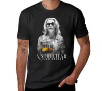 Gillian-Anderson-A-Streetcar-Named-Desire-T-Shirt-Graphic-t-Shirt-Hippie-Clothes-Big Black