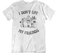 Gillian I Don't Eat My Friends Vegetarian Morrissey T Shirt UK Seller (M) White