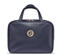 Gillian Jones - Organizer Cosmetic Bag w. Hangup Function - Dark Blue/White Stripes