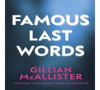Gillian McAllister Famous Last Words Hardback Book in White Gillian McAllister White