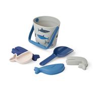 Gilma beach bucket and accessories Shark/Dove blue one size