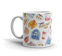 Gilmore Girls All Over Print Wrap Mug - Officially Licensed Ceramic 11oz Coffee & Tea Mug, Gift for TV Show Fans & Collectors