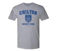 Gilmore Girls Chilton Debate Team Adult Short Sleeve T-Shirt - Officially Licensed - Grey Small