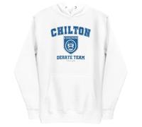Gilmore Girls Chilton Debate Team Unisex Hoodie - Officially Licensed Merchandise, Cozy Hooded Sweatshirt for TV Show Fans & Collectors. (UK, Alpha, L, Regular, Regular, White)