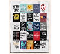 Gilmore Girls I Drink Coffee Like Gilmore Girl Blanket Ultra Soft Thick Bed Sherpa Blanket, All Season Premium Fluffy Microfiber Fleece Throw for Sofa Couch (Large (80x60 inches))