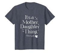 Gilmore Girls It's a Mother Daughter Thing T-Shirt, Youth, Heather Blue, Medium