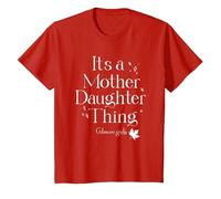 Gilmore Girls It's a Mother Daughter Thing T-Shirt, Youth, Red, 3T