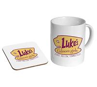 Gilmore Girls Lukes Diner Ceramic Tea - Coffee Mug + Coaster Gift Set …