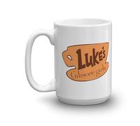 Gilmore Girls Luke's Diner Mug - Officially Licensed Ceramic 15oz Coffee & Tea Mug, Gift for TV Show Fans & Collectors