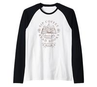 Gilmore Girls Sip Coffee Read Books Raglan Baseball Tee