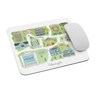 Gilmore Girls Stars Hollow Map Mousepad - Officially Licensed, 8.7 x 7.1 inches, Gift for TV Show Fans & Collectors, Office & Desk Accessory