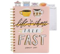 Gilmore Girls Tab Journal Notebook for Girls, Teens & Fans, Spiral Bound, 96 Lined Pages, 8 x 7 inches