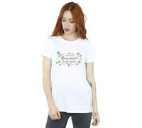 Gilmore Girls Women's I Love You A Thousand Yellow Daisies Boyfriend T-Shirt in White | Size: Small Gilmore Girls White S