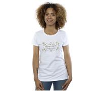 Gilmore Girls Women's I Love You A Thousand Yellow Daisies Cotton T-Shirt in White | Size: Small Gilmore Girls White S