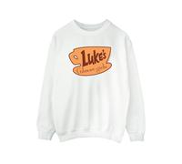 Absolute Cult Gilmore Girls Women's Luke's Logo Sweatshirt White Small
