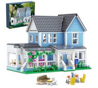 Gilmore House Building Set, Stars Hollow Lorelai Home Model Kit | House Building Blocks Compatible with Lego, Collectible Gift for Sitcom TV Fans, Women, Girls & Adults (1107PCS)