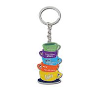 Gilmore Keychain, Vibrant Metal Colorful Cute Keychain with Character Design, Polished Finish Gilmore Keyring for Fans, Girls, Women, Backpack, Purse, Car Keys, Bag Charm Decoration, Gift Idea