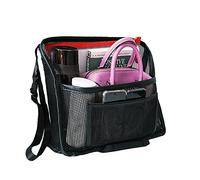 Gilneas Car Net Pocket Handbag Holder Between Front Seats,Car Mesh Handbag Holder Car Front Seat Storage Organizer Car Purse Holder for Phone Documents keys,Barrier of Backseat Kids Pet