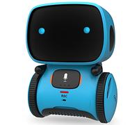 GILOBABY Interactive Smart Robot Toys, Intelligent Robot for Kids, Children Boys Robotic 3 Years Old Up, Touch Control & Voice Control, Dance, Sing, Walk & Playback, Robotic Toys for Kids (Blue)