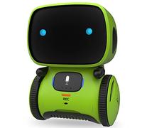 GILOBABY Interactive Smart Robot Toys, Intelligent Robot for Kids, Children Boys Robotic 3 Years Old Up, Touch Control & Voice Control, Dance, Sing, Walk & Playback, Robotic Toys for Kids (Green)