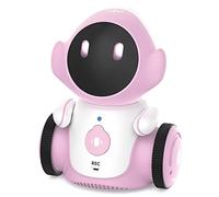 GILOBABY Robot Toys Age 3+, Rechargeable Smart Talking Robotic for Kids, Intelligent Robot with Voice Controlled Touch Sensor, Dancing, Singing, Recording, Repeat, Gifts for Girls Age 6-12 (Pink)