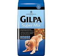 Gilpa Super Mix Dry Dog Food 15kg - Chicken with Rice and Vegetables - Complete Dry Dog Food - High Protein Adult and Senior Dog Food for Working, Sporting and Active Dogs - Dry Dog Biscuits 15kg